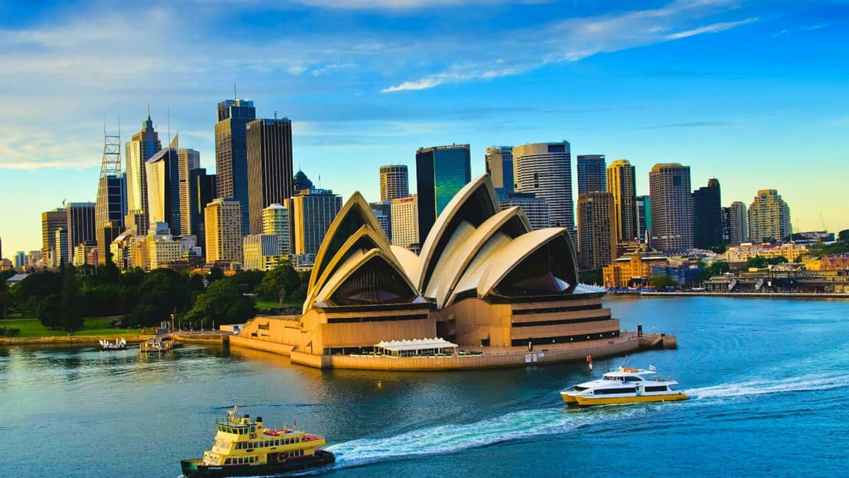 Australia Modern Urban Core Cityscape Grid